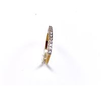 Anello Stocco Gioielli Donna in Oro bianco Zircone ANS19 - ANS19